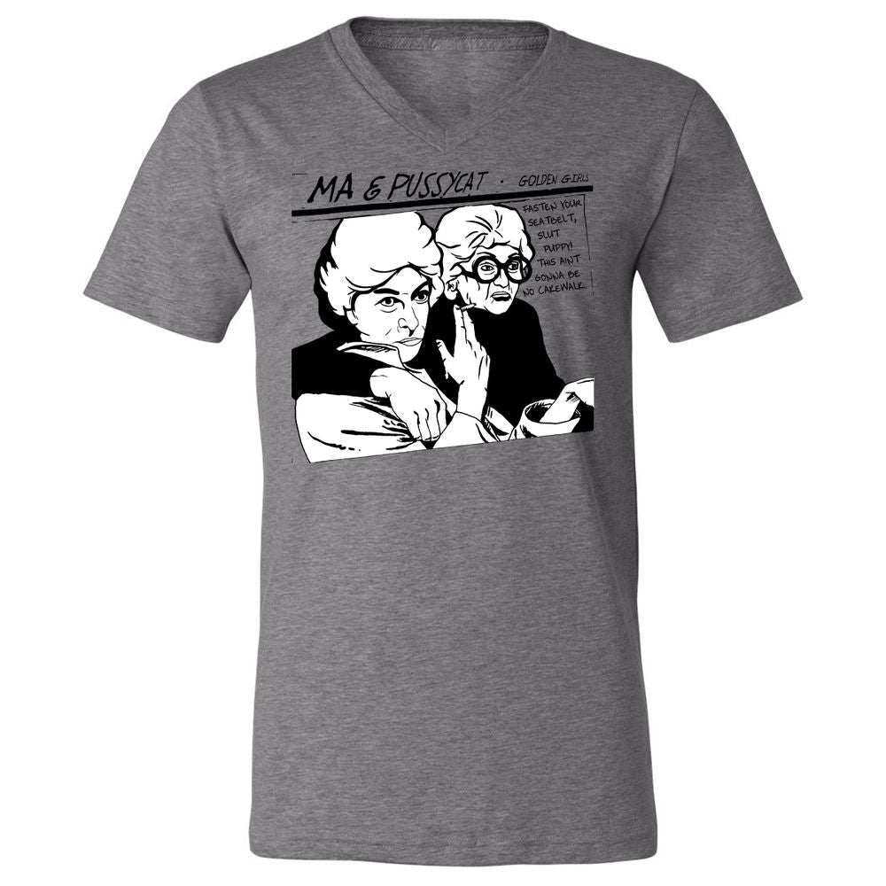 Unisex V-Neck T-Shirt - 8CJECLMN - Deep Heather - 13