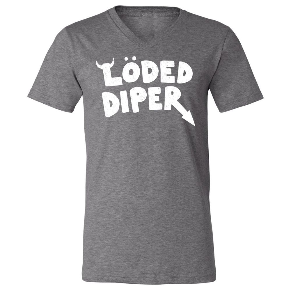 Unisex V-Neck T-Shirt - 1TWPBP3G - Deep Heather - 13