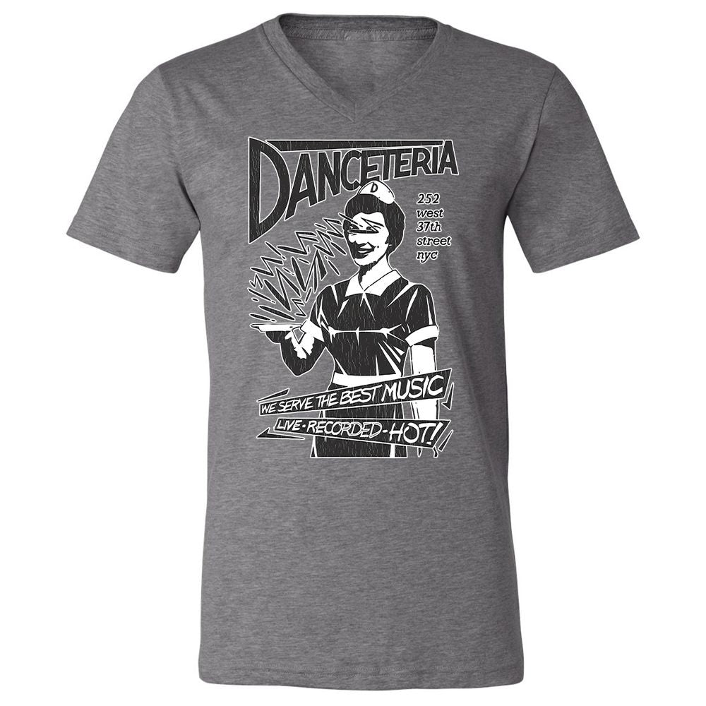 Unisex V-Neck T-Shirt - S95XHMPV - Deep Heather - 13