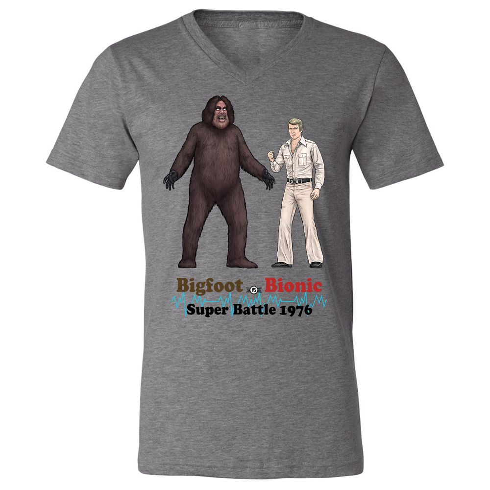 Unisex V-Neck T-Shirt - G7NMGAGQ - Deep Heather - 13