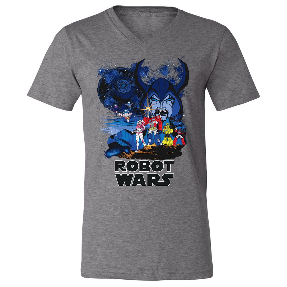 Unisex V-Neck T-Shirt - J4VTJHXN - Deep Heather - 13