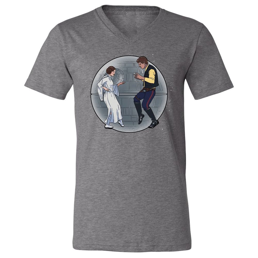 Unisex V-Neck T-Shirt - S5BBF5TG - Deep Heather - 13