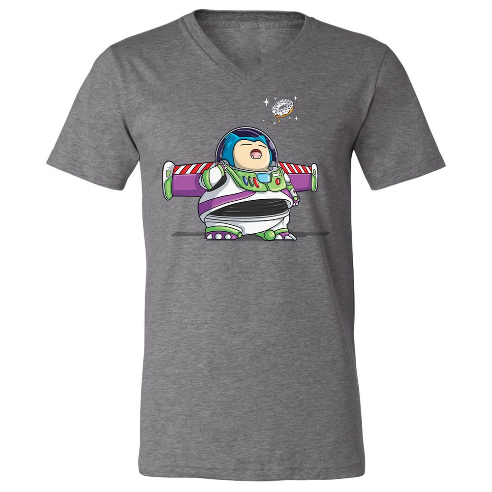 Unisex V-Neck T-Shirt - 7TVS7RMW - Deep Heather - 13