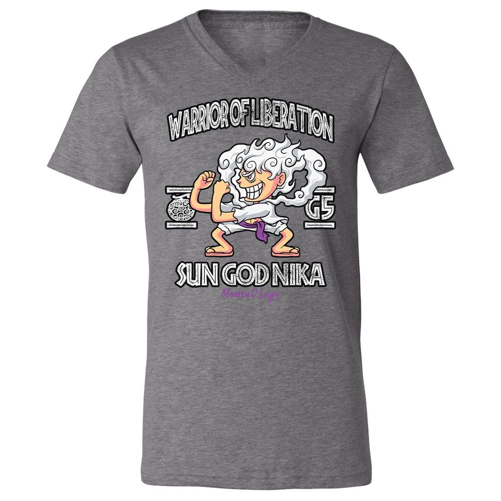 Unisex V-Neck T-Shirt - VB98SZTS - Deep Heather - 13