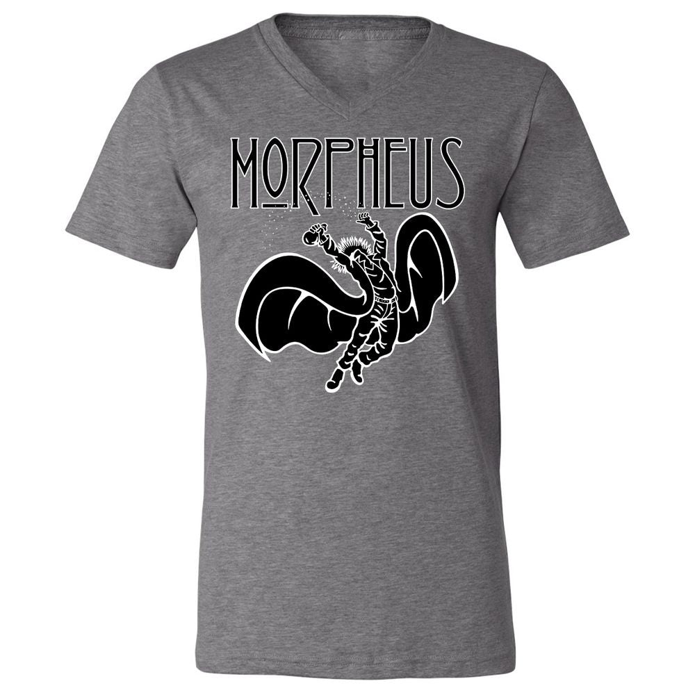 Unisex V-Neck T-Shirt - DQRNGAAU - Deep Heather - 13