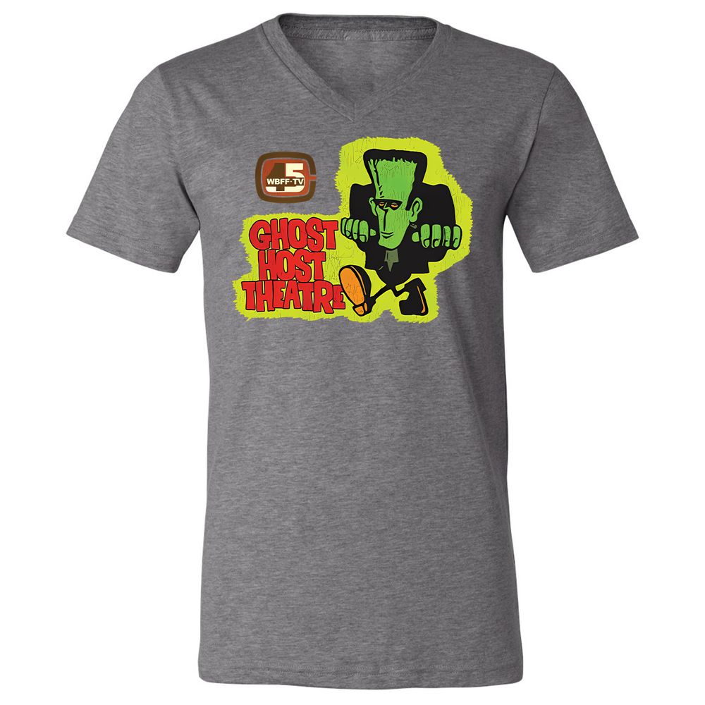 Unisex V-Neck T-Shirt - R1Z1YARD - Deep Heather - 13