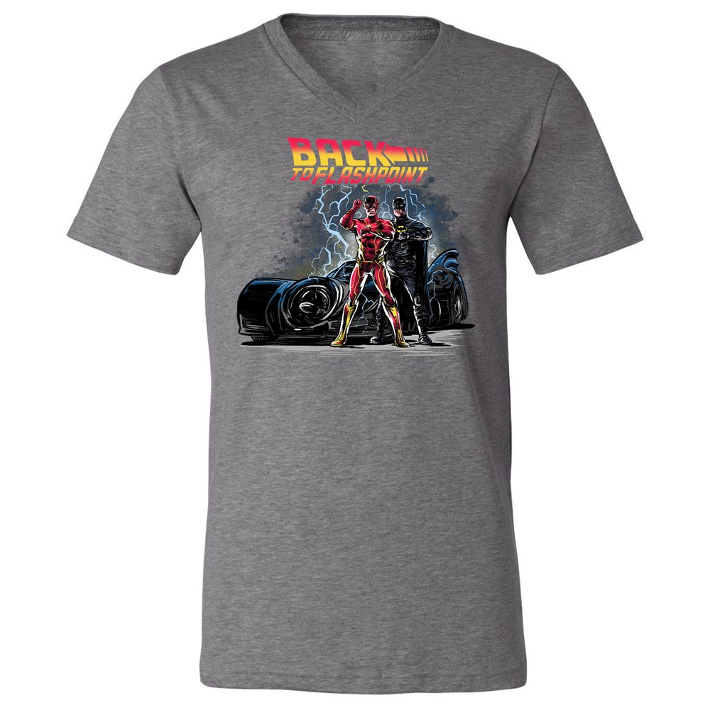 Unisex V-Neck T-Shirt - DBDGQ39V - Deep Heather - 13