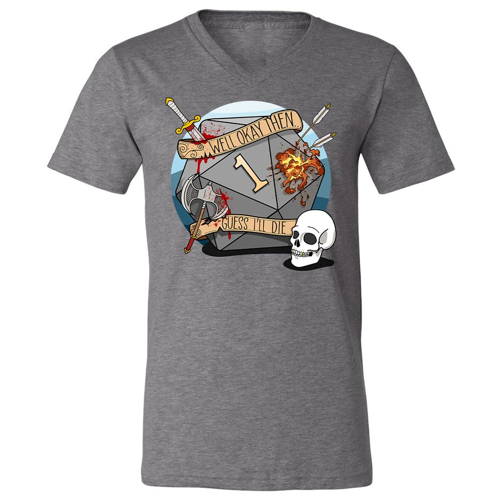 Unisex V-Neck T-Shirt - 2966ZWNB - Deep Heather - 13