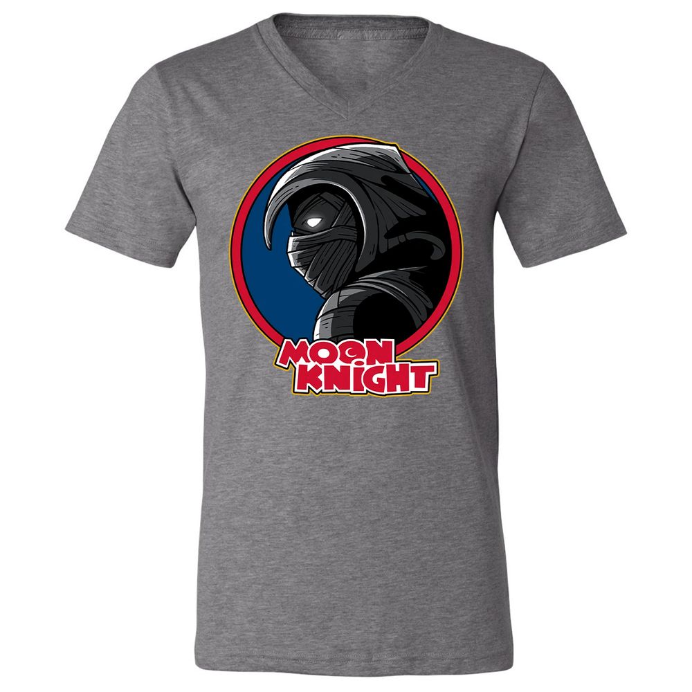 Unisex V-Neck T-Shirt - JK8B38EV - Deep Heather - 13