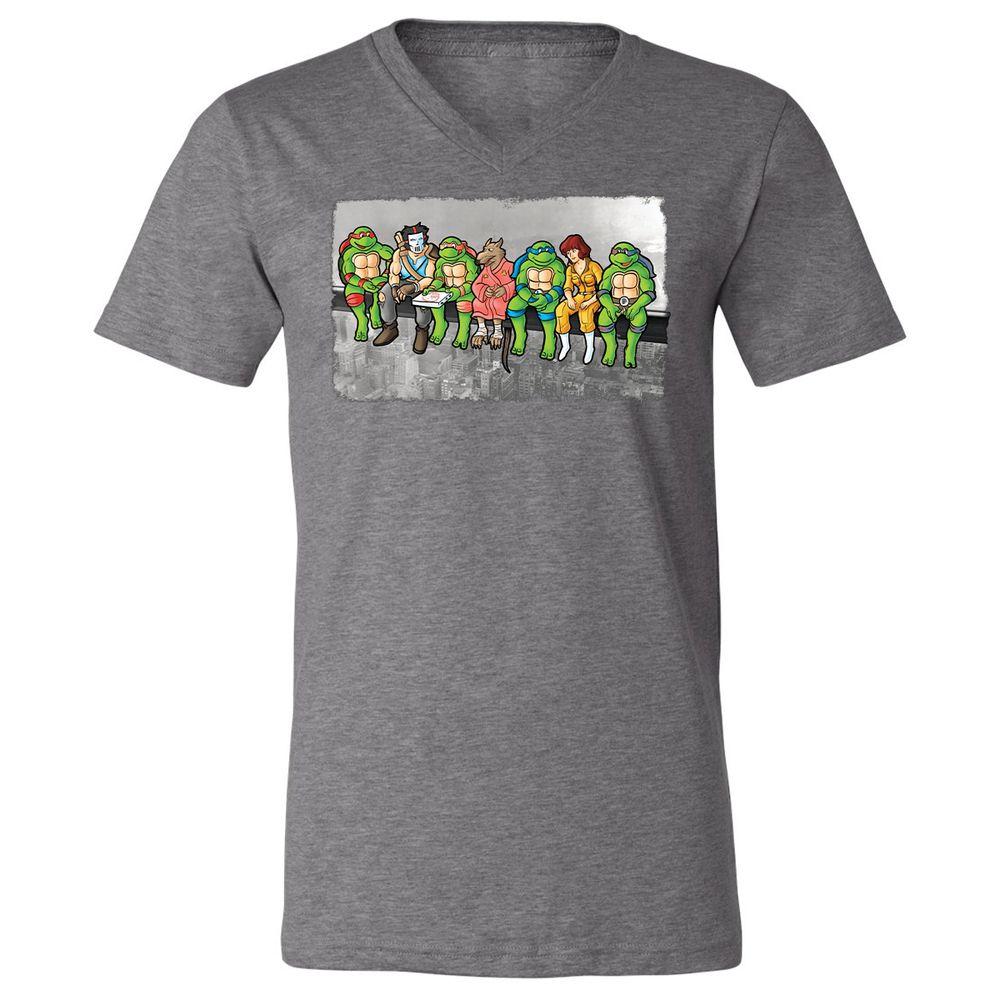 Unisex V-Neck T-Shirt - VD24XJST - Deep Heather - 13