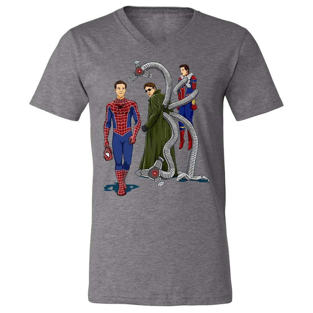 Unisex V-Neck T-Shirt - DA53274B - Deep Heather - 13