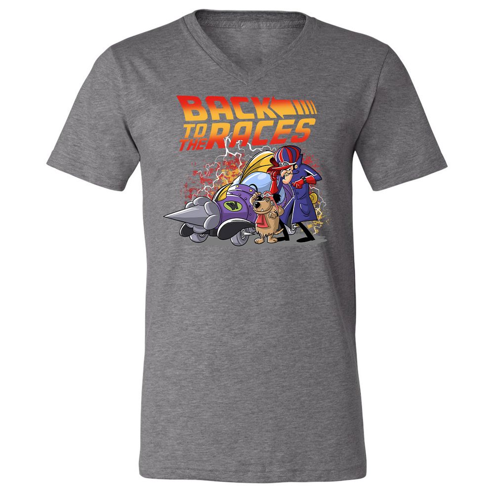 Unisex V-Neck T-Shirt - Q2SQ72VC - Deep Heather - 13