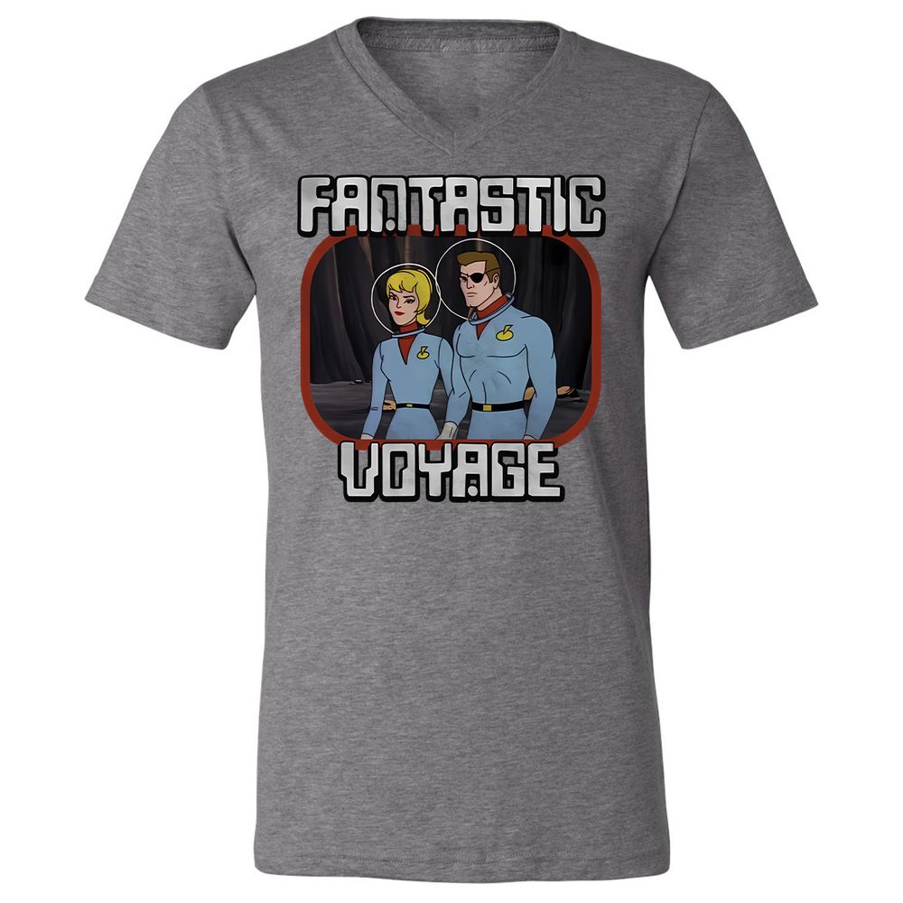 Unisex V-Neck T-Shirt - NTZK2V2J - Deep Heather - 13