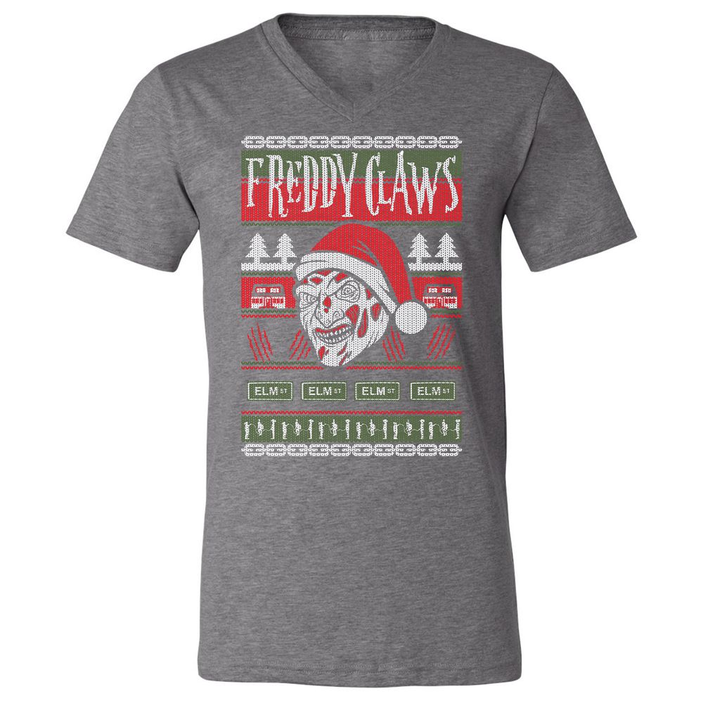 Unisex V-Neck T-Shirt - U3NZ1BVX - Deep Heather - 13