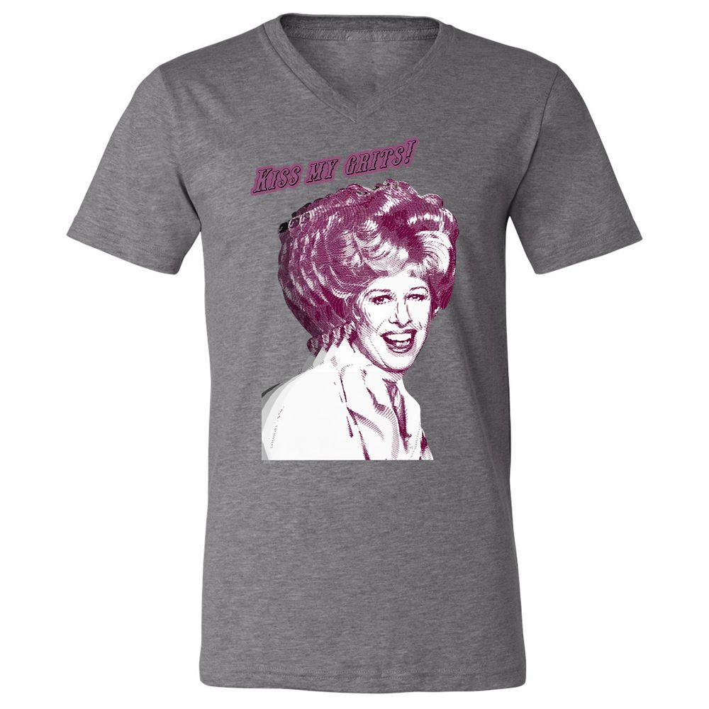 Unisex V-Neck T-Shirt - 4VBJBC7T - Deep Heather - 13