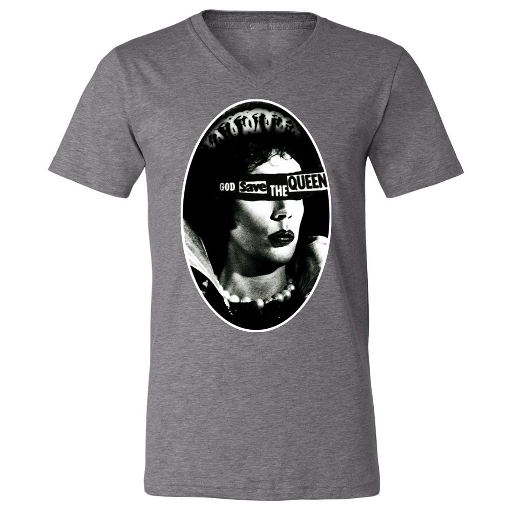 Unisex V-Neck T-Shirt - 3P9CEKJN - Deep Heather - 13