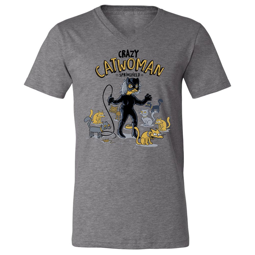 Unisex V-Neck T-Shirt - AHGM4F5Z - Deep Heather - 13