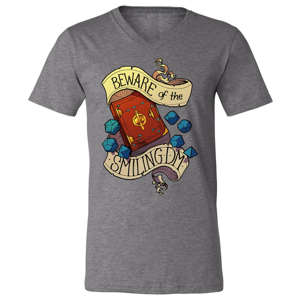 Unisex V-Neck T-Shirt - EFMTYBN7 - Deep Heather - 13