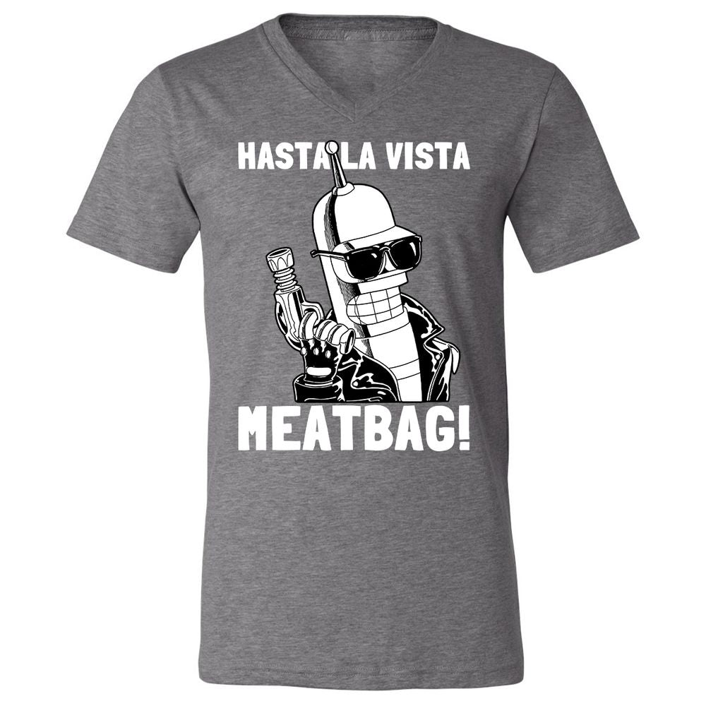 Unisex V-Neck T-Shirt - EZ16AKHX - Deep Heather - 13