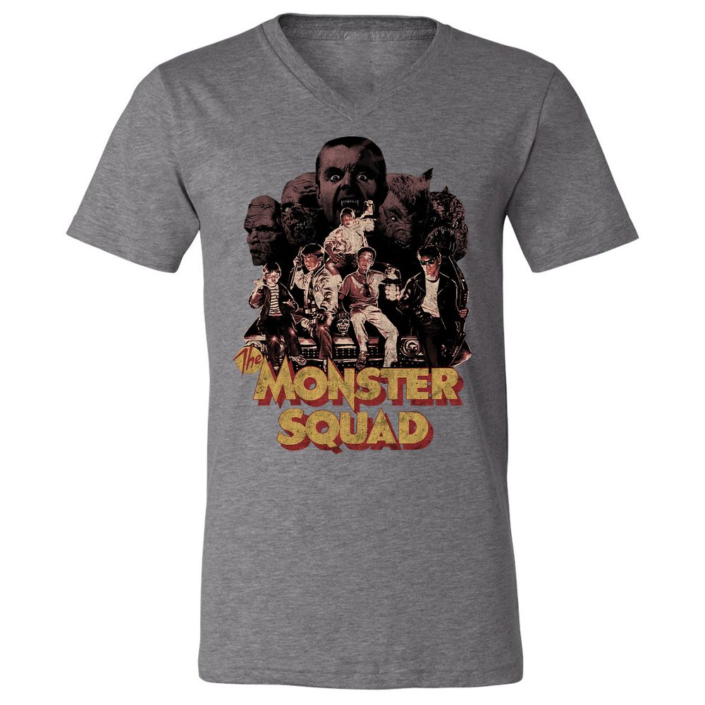 Unisex V-Neck T-Shirt - 6QHQQ4K8 - Deep Heather - 13