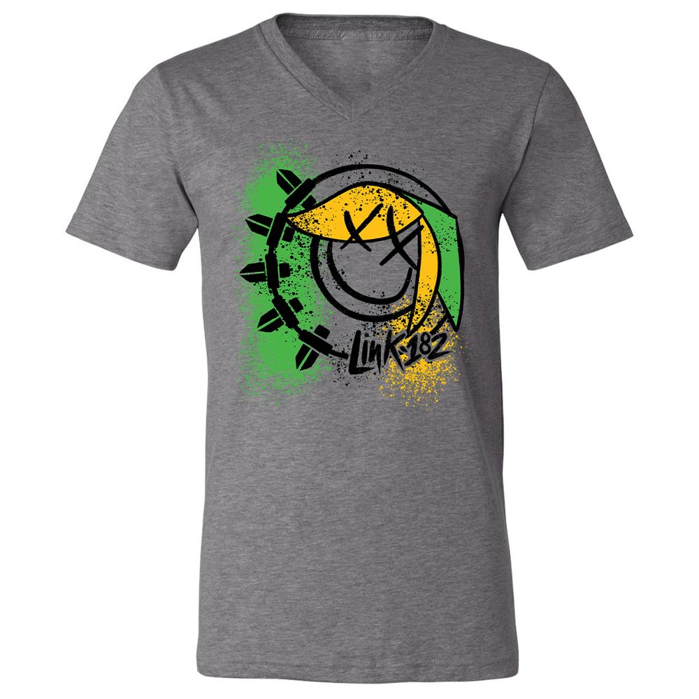 Unisex V-Neck T-Shirt - MLJNNR36 - Deep Heather - 13