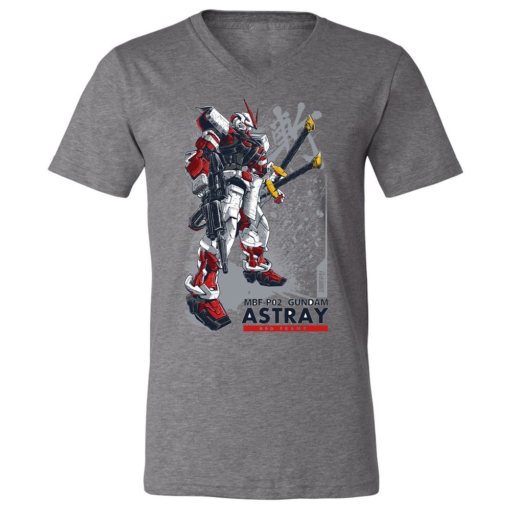 Unisex V-Neck T-Shirt - N2XZRY6U - Deep Heather - 13