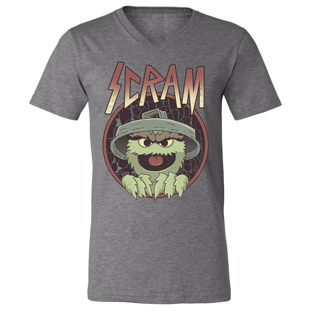 Unisex V-Neck T-Shirt - 6NJ5Y3P1 - Deep Heather - 13