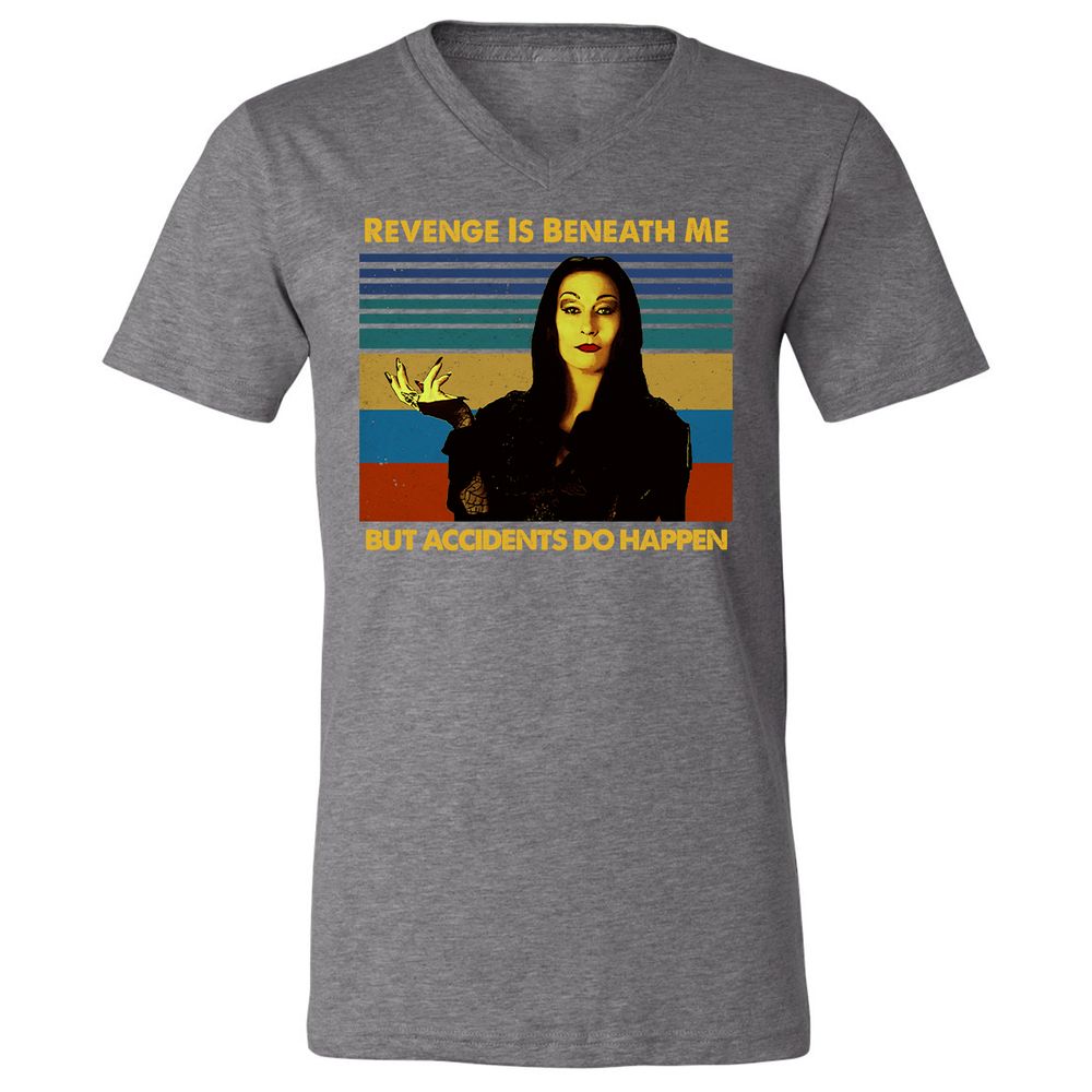 Unisex V-Neck T-Shirt - E3VFPG51 - Deep Heather - 13