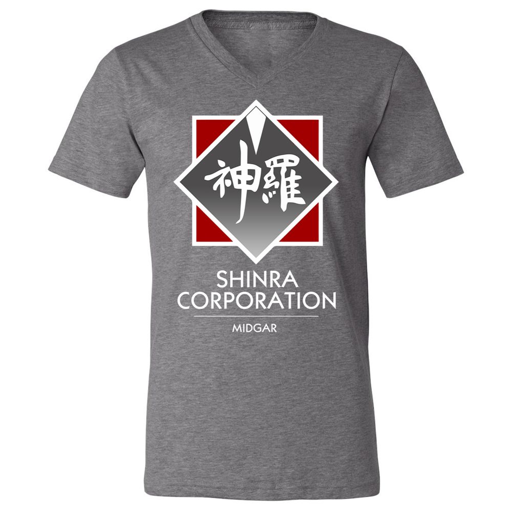 Unisex V-Neck T-Shirt - 8YMS49UG - Deep Heather - 13