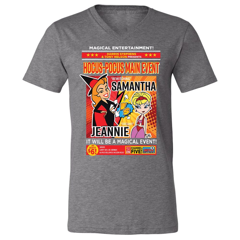Unisex V-Neck T-Shirt - E4R83FUA - Deep Heather - 13