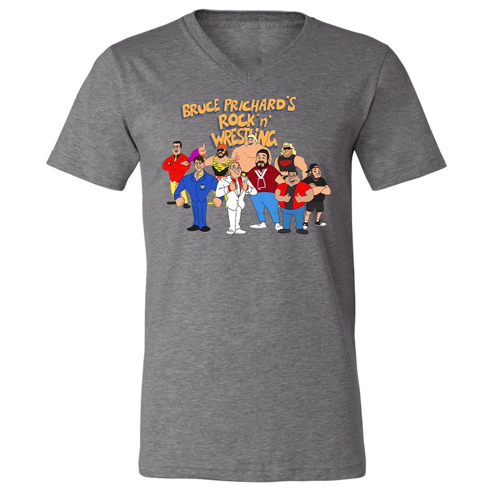 Unisex V-Neck T-Shirt - 6PDSJVES - Deep Heather - 13