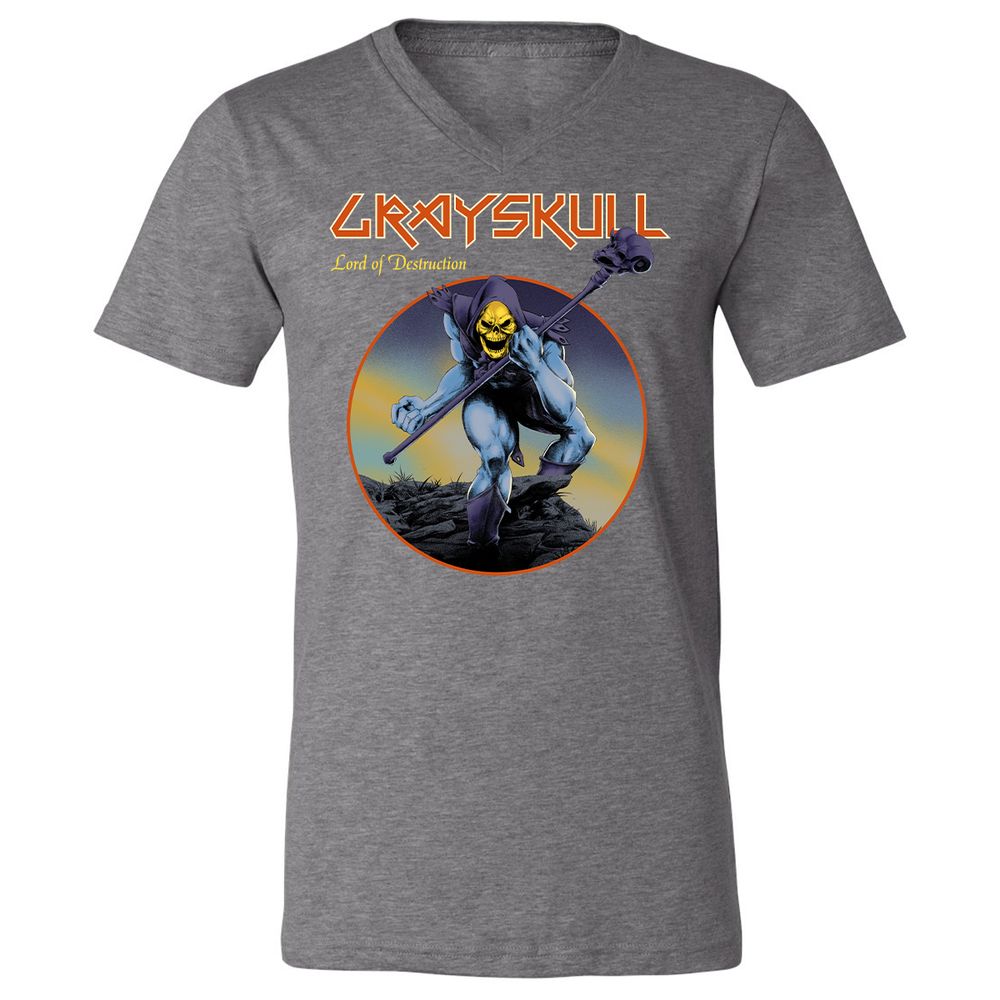 Unisex V-Neck T-Shirt - 84FZCFUN - Deep Heather - 13