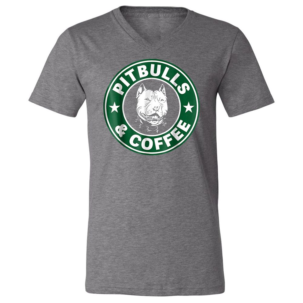 Unisex V-Neck T-Shirt - 1EYWJ7N8 - Deep Heather - 13