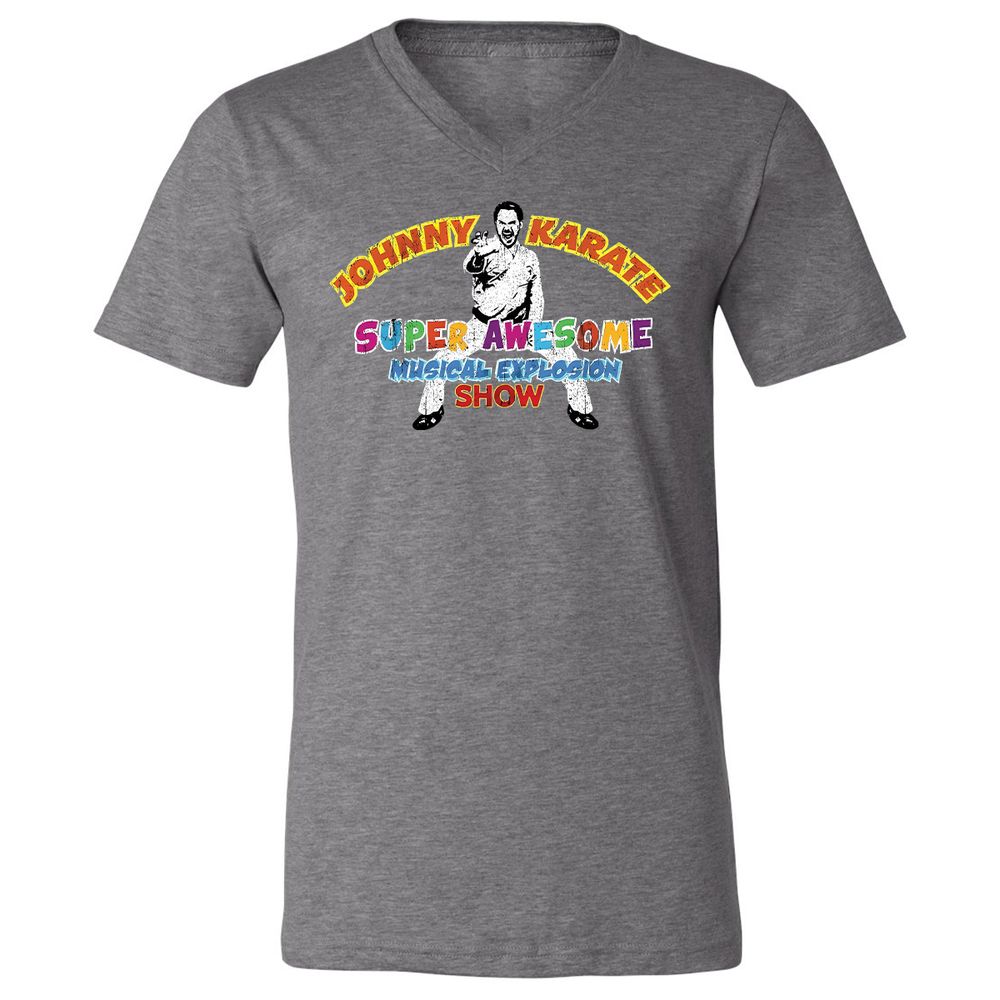 Unisex V-Neck T-Shirt - TYRMN8X3 - Deep Heather - 13