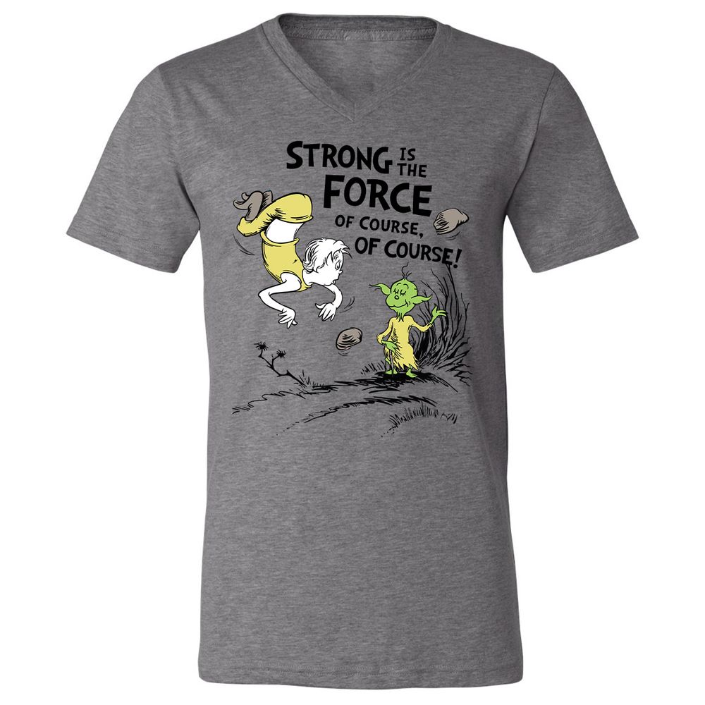 Unisex V-Neck T-Shirt - 5ZB3UHKW - Deep Heather - 13