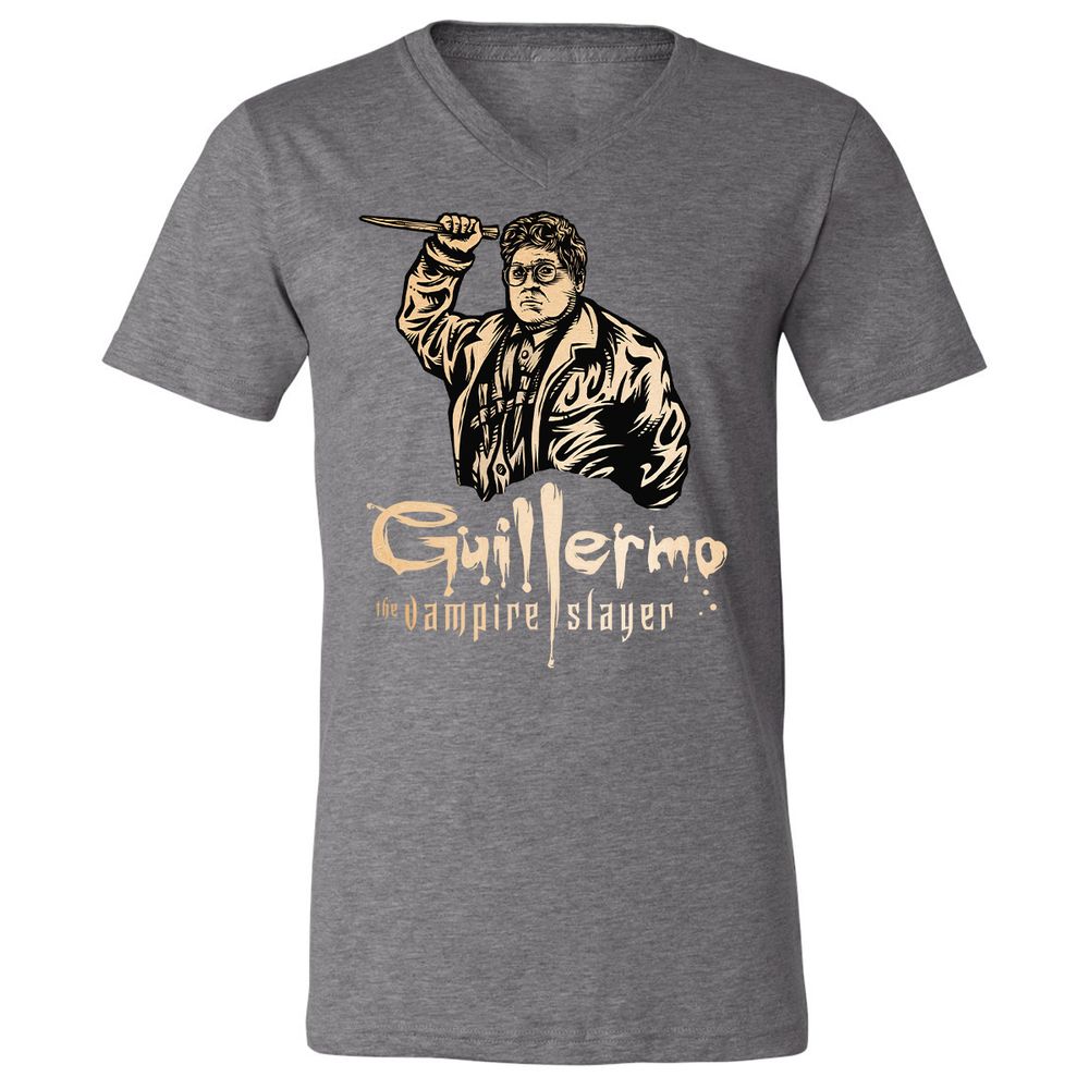 Unisex V-Neck T-Shirt - 8GD1ZBD8 - Deep Heather - 13