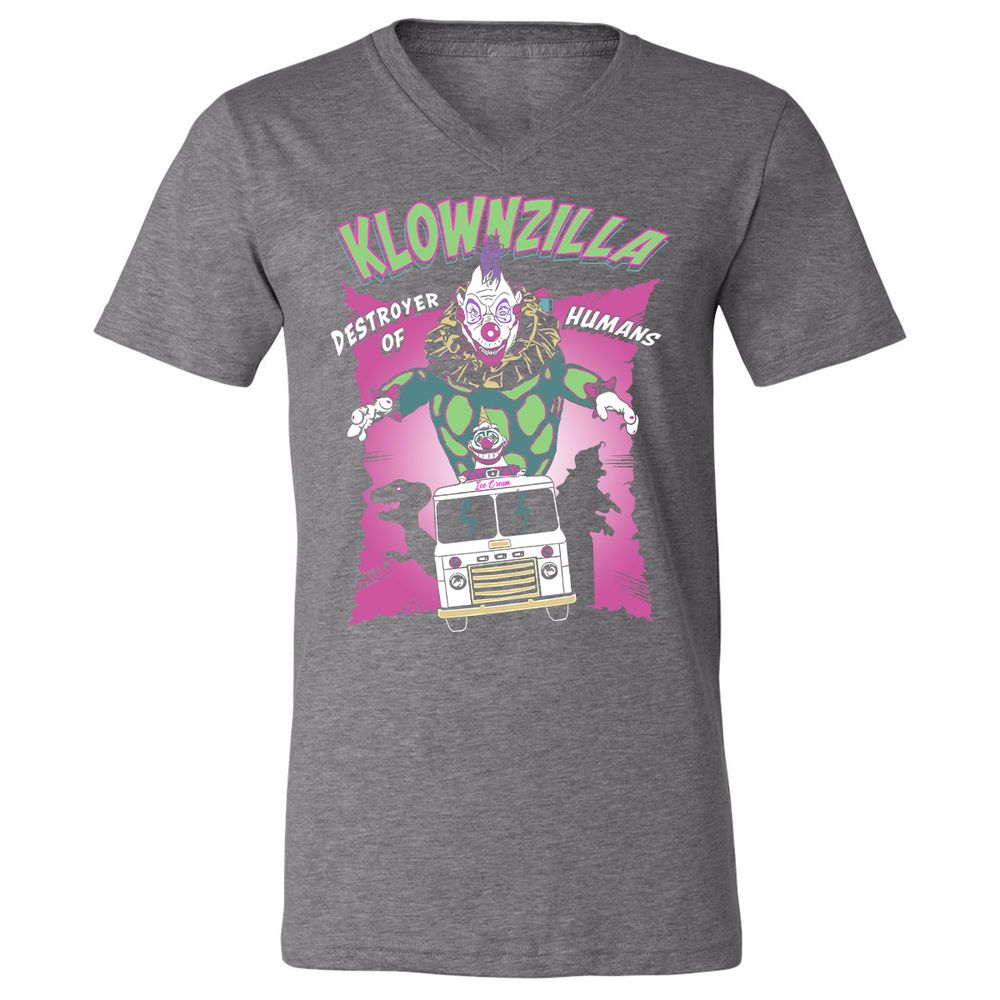 Unisex V-Neck T-Shirt - JAHCMCB4 - Deep Heather - 13