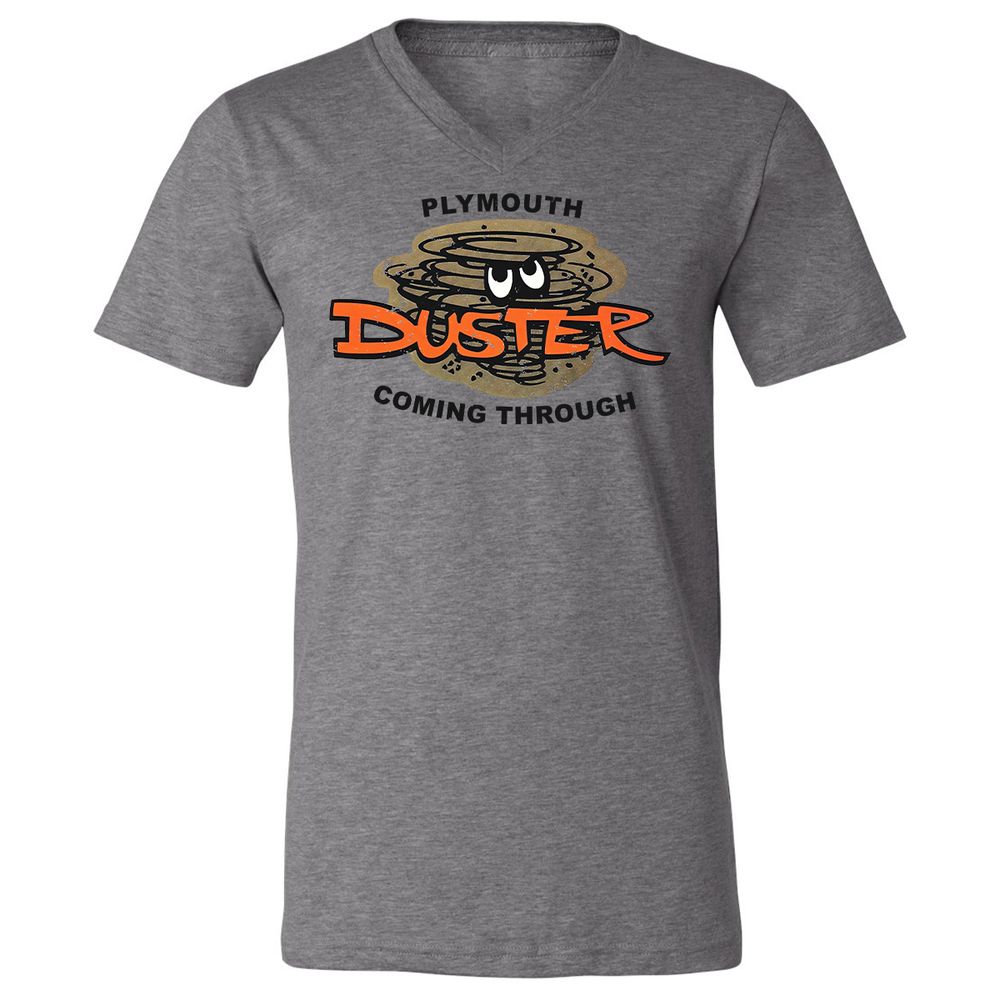 Unisex V-Neck T-Shirt - C3EGB4N4 - Deep Heather - 13