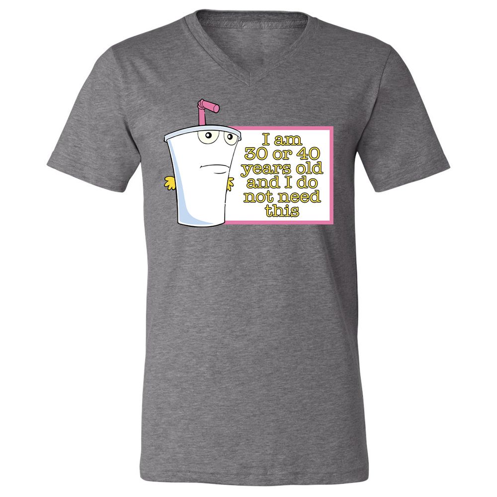 Unisex V-Neck T-Shirt - X66FUA8P - Deep Heather - 13