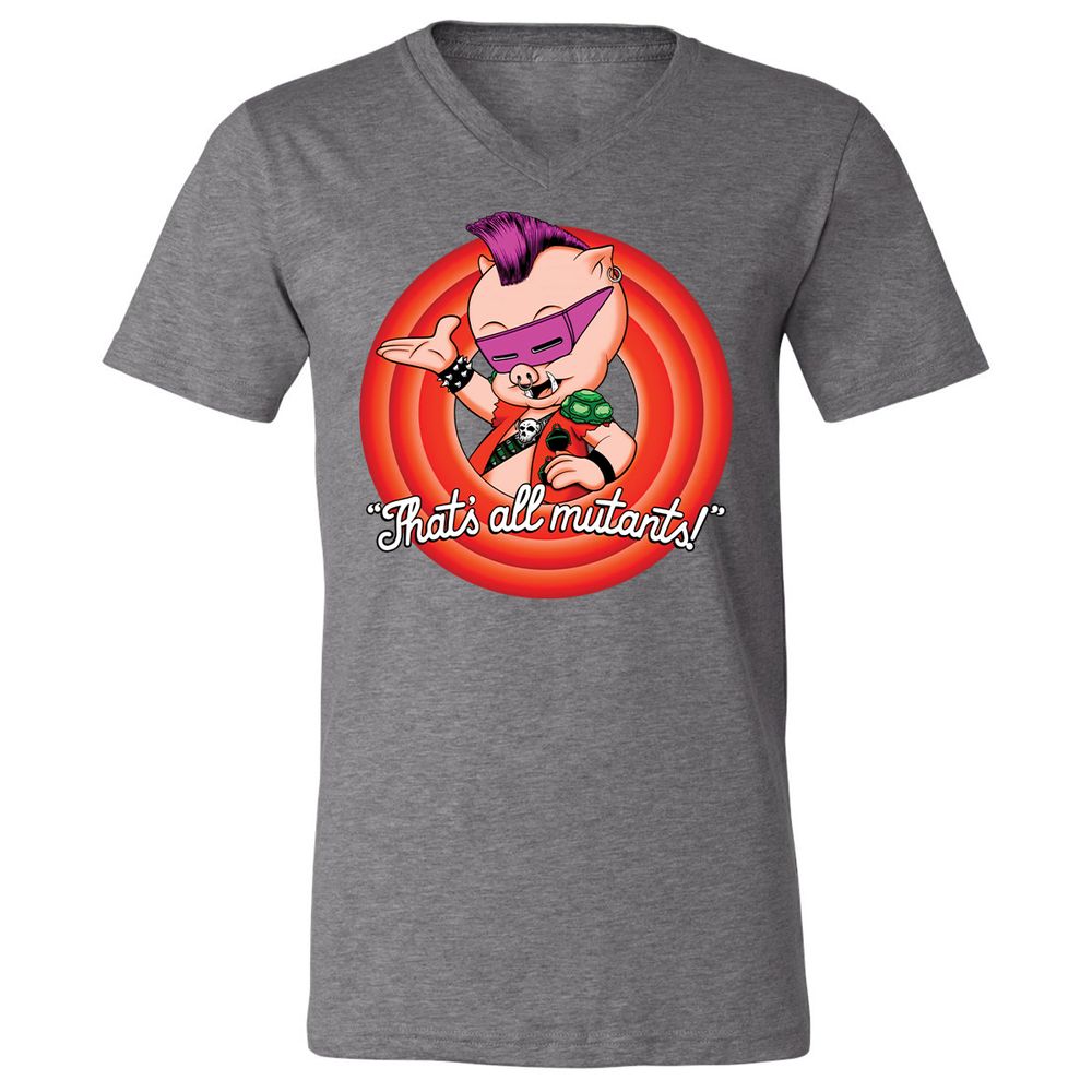 Unisex V-Neck T-Shirt - MN26XPCS - Deep Heather - 13