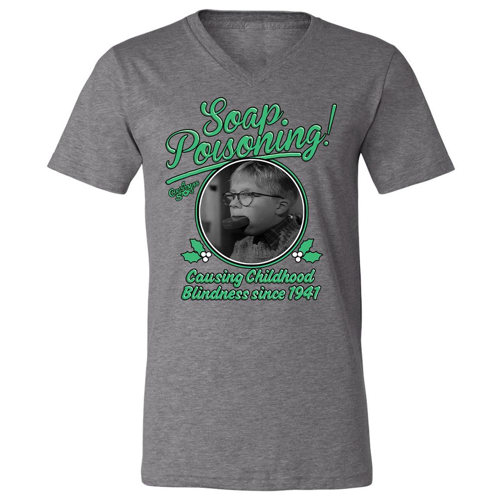 Unisex V-Neck T-Shirt - WUDW6L2W - Deep Heather - 13