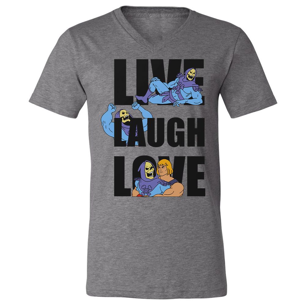 Unisex V-Neck T-Shirt - ARE6JFSF - Deep Heather - 13