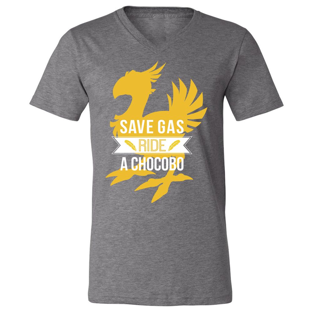 Unisex V-Neck T-Shirt - 7GPKDMGA - Deep Heather - 13