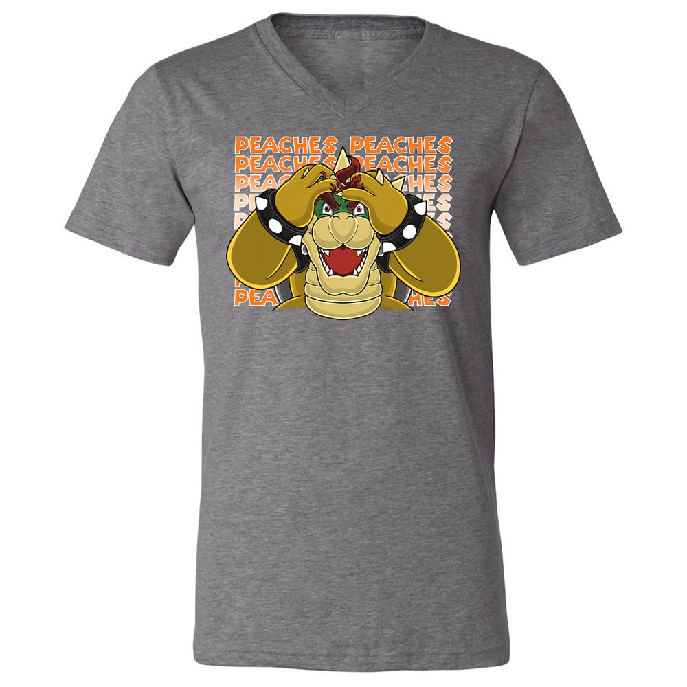 Unisex V-Neck T-Shirt - 192EKZG8 - Deep Heather - 13