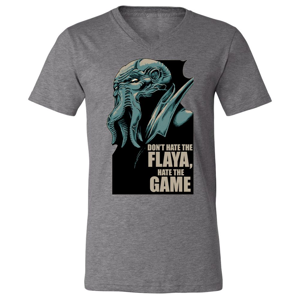 Unisex V-Neck T-Shirt - TU2GQBVR - Deep Heather - 13