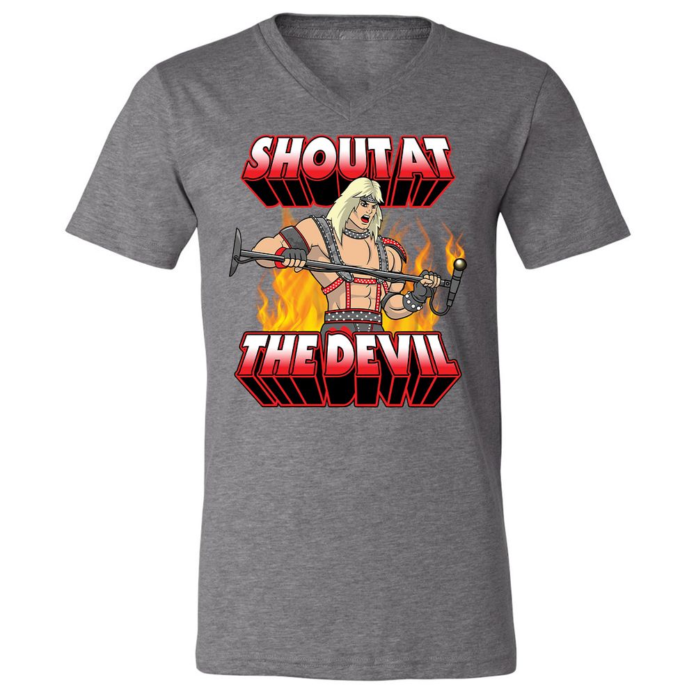 Unisex V-Neck T-Shirt - JLSVPAQG - Deep Heather - 13