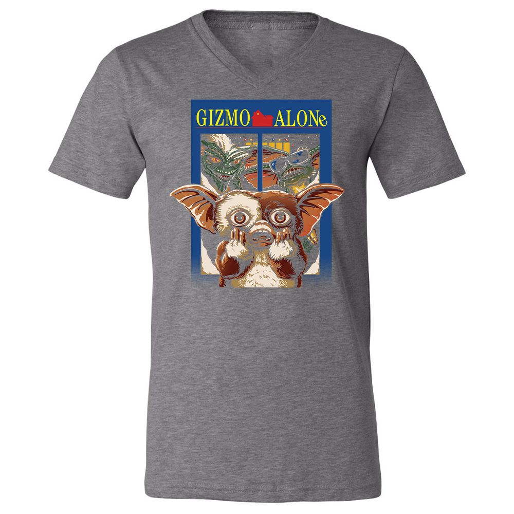 Unisex V-Neck T-Shirt - YUPVCW1G - Deep Heather - 13
