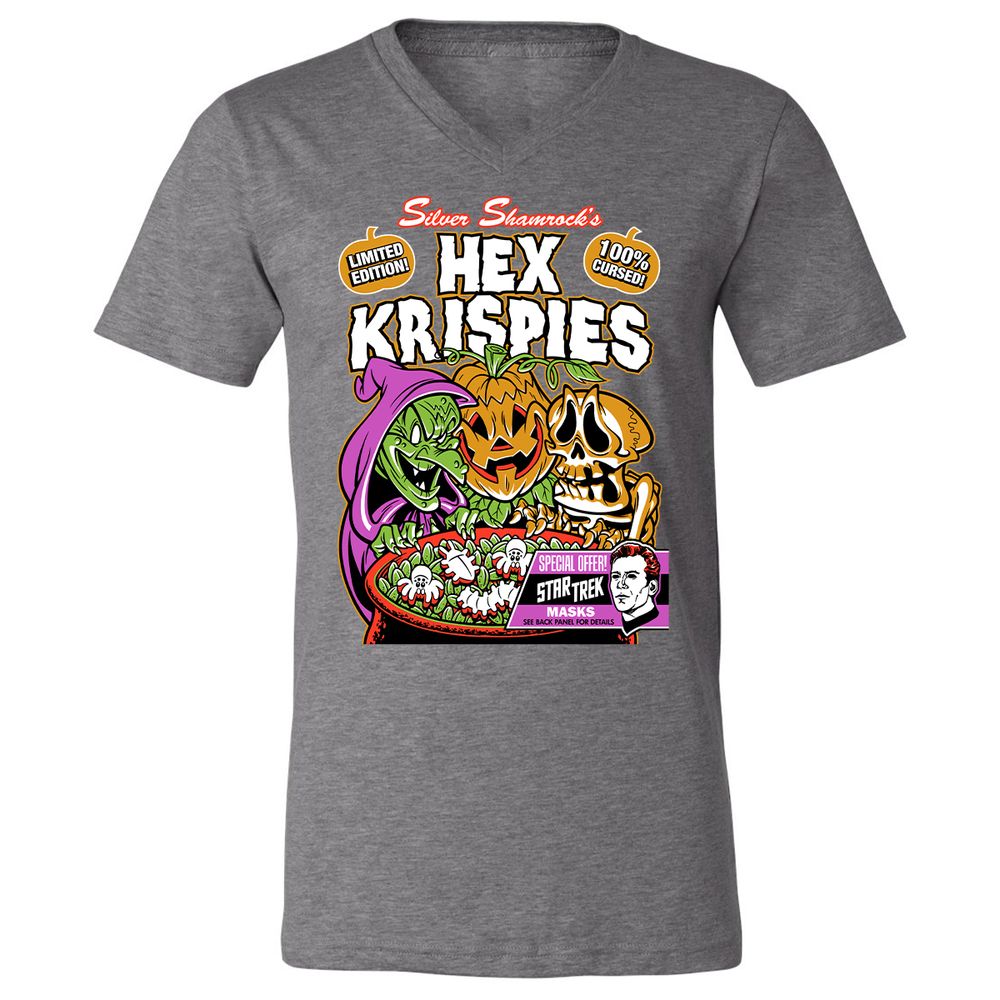 Unisex V-Neck T-Shirt - CM7A53MR - Deep Heather - 13