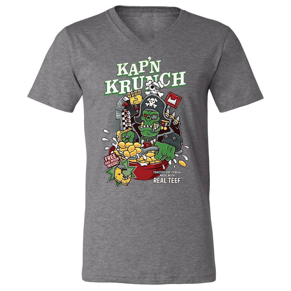 Unisex V-Neck T-Shirt - JVGDL8S1 - Deep Heather - 13