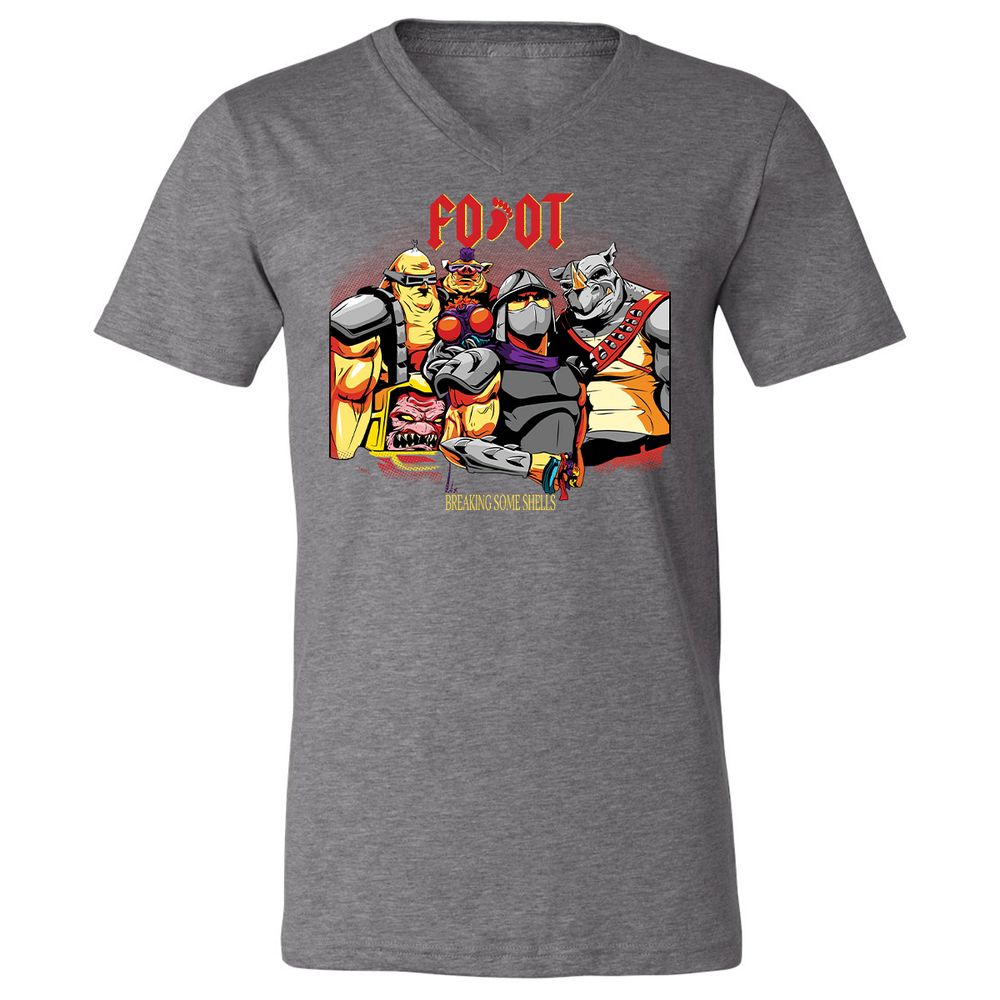 Unisex V-Neck T-Shirt - S697GV2C - Deep Heather - 13